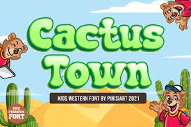 Font Cactus Town